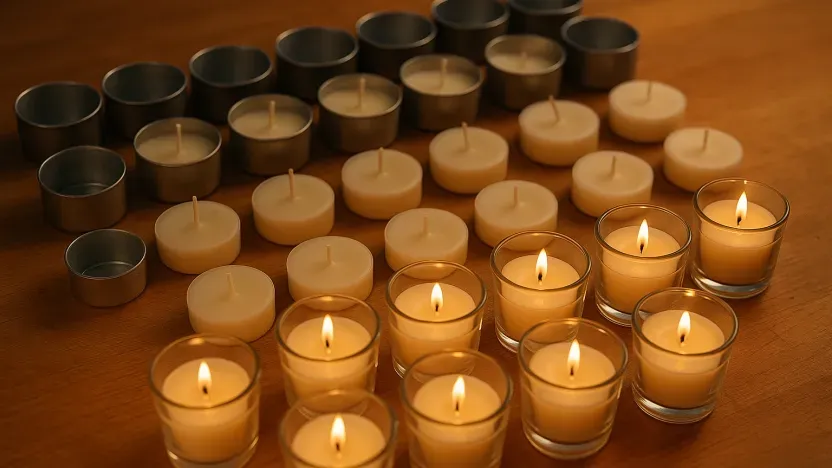 Votives et chauffe-plats : les petits formats