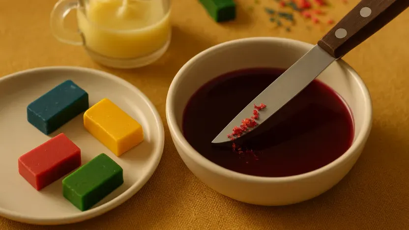 Colorants en blocs : colorer vos bougies au gramme près