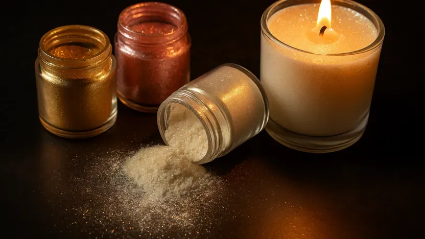 Poudre de mica : l'effet nacré (avec précautions)