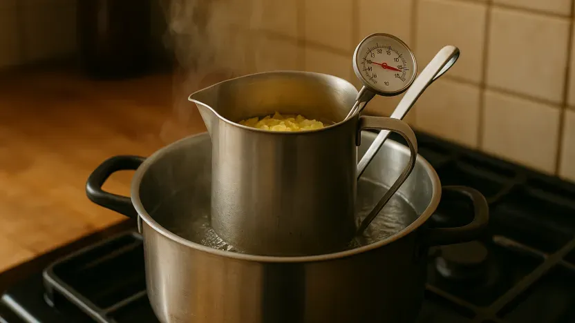 Fondoir ou bain-marie : comment faire fondre la cire