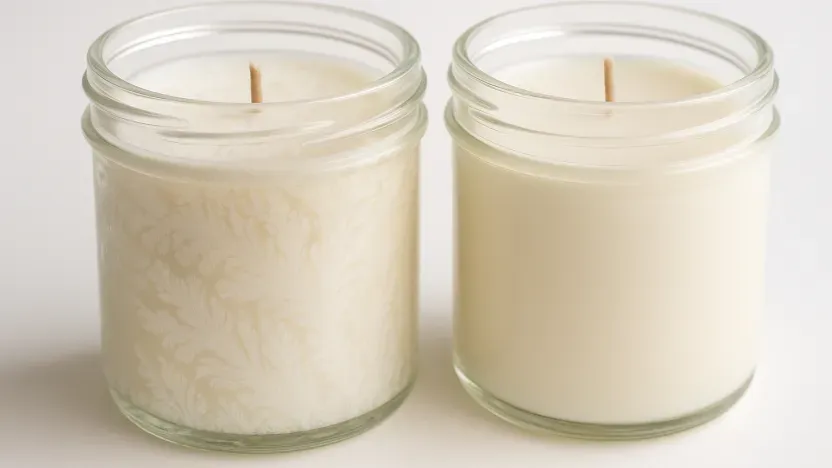 Frosting : ces taches blanches sur vos bougies