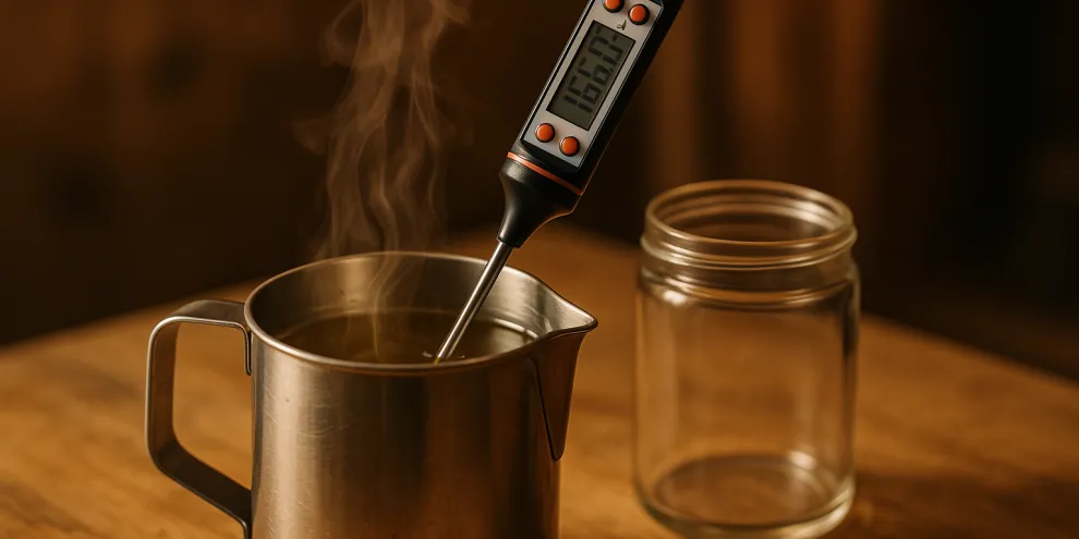 Température de coulée : le guide par cire